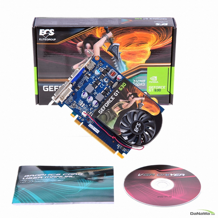 ECS ������ GT630 D5 512MB