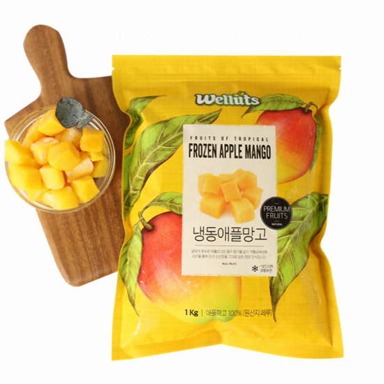 웰루츠 냉동애플망고 1kg (2개)_이미지