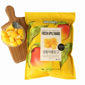 웰루츠 냉동애플<b>망고</b> 1kg