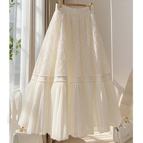 패션라인 BL10274_엘스스커트/플리츠/롱스커트/하객룩/러블리