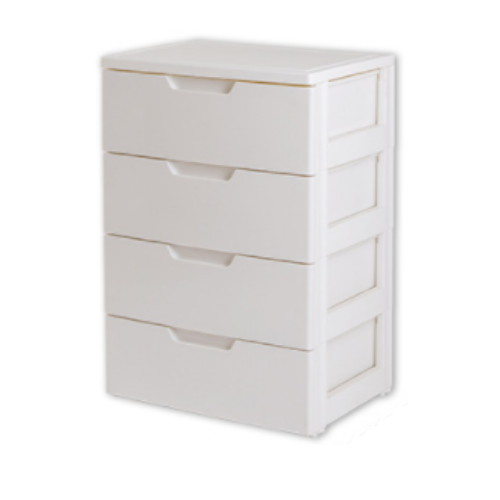 플라스틱 4단 서랍장