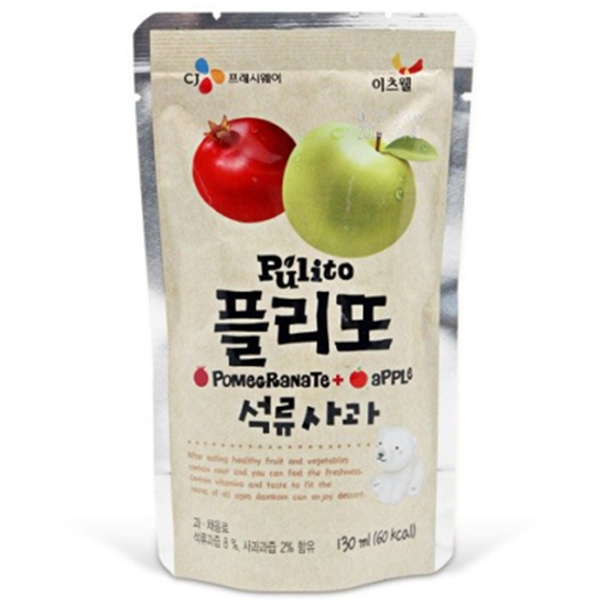 CJ프레시웨이 이츠웰 플리또 석류사과 130ml (5개)_이미지