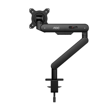 알파스캔 <b>AOC</b> AM400 블랙 다이아몬드 싱글 모니터암
