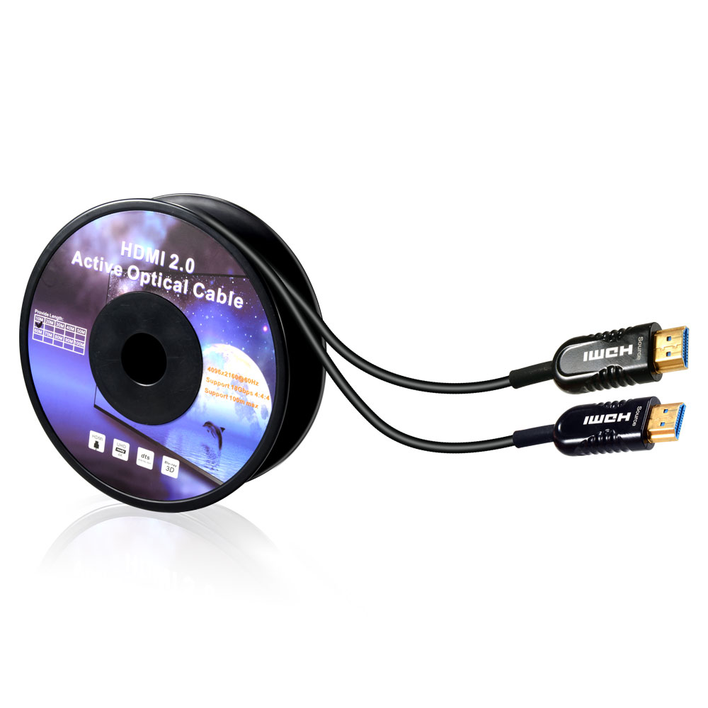 이지넷유비쿼터스 넥스트 HDMI2.0a AOC 하이브리드 광케이블 (NEXT-2200HAOC, 200m)