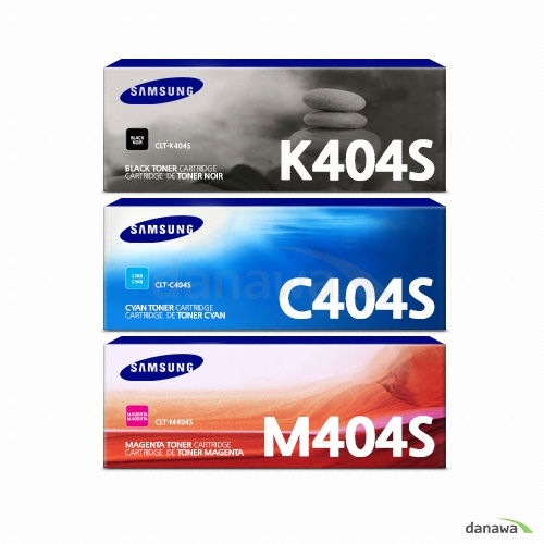 정품 CLT-K404S, CLT-C404S, CLT-M404S 3색 세트