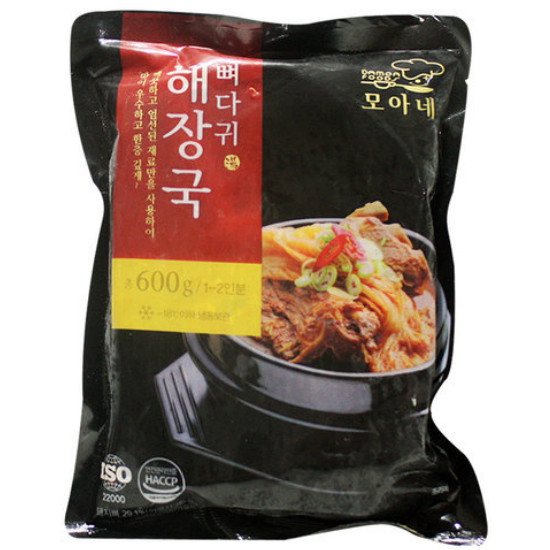 다모아식품 모아네 뼈다귀해장국 600g (1개)