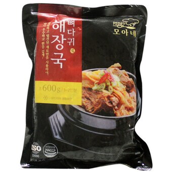 다모아식품 모아네 뼈다귀해장국 600g