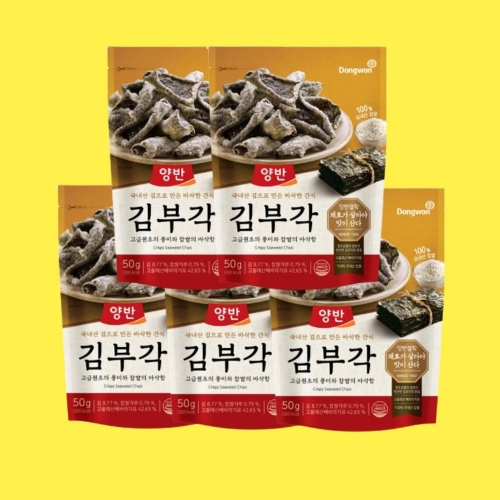 동원F&B 양반 찹쌀 김부각 50g (5개)_이미지