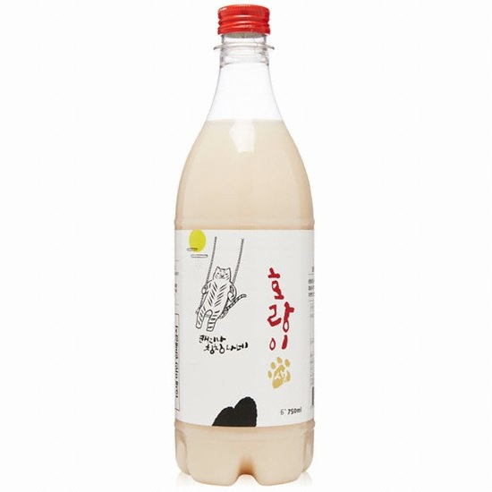 배혜정도가 호랑이 생 막걸리 6도 750ml (4개)