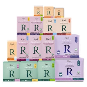 라엘 유기농 순면커버 중형 14개 (3팩(42개))_이미지