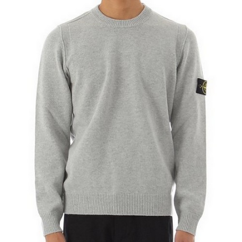 스톤아일랜드 와펜 패치 니트 7715508A3 (V0061, 그레이)_이미지