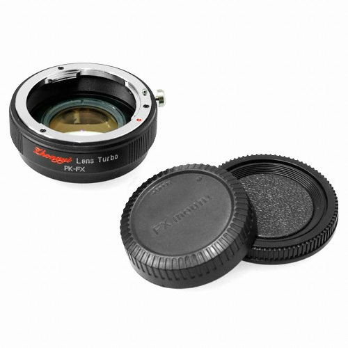 MITAKON Lens Turbo 어댑터 (후지필름X-Pro1바디-펜탁스K렌즈)