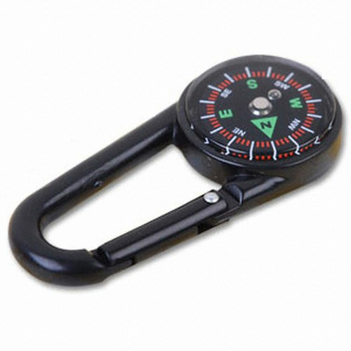등산고리 나침반