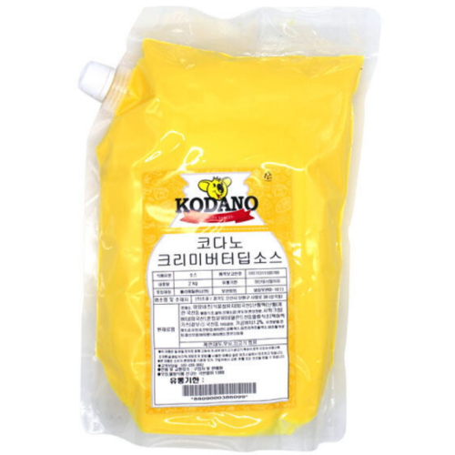 코다노 크리미버터 딥소스 2kg (1개)_이미지