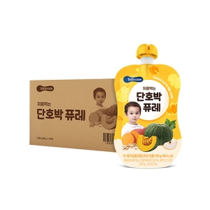 베베쿡 처음먹는 단호박 퓨레 80g (20개)_이미지