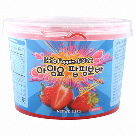 아임요 팝핑보바 딸기 2kg (4개)_이미지