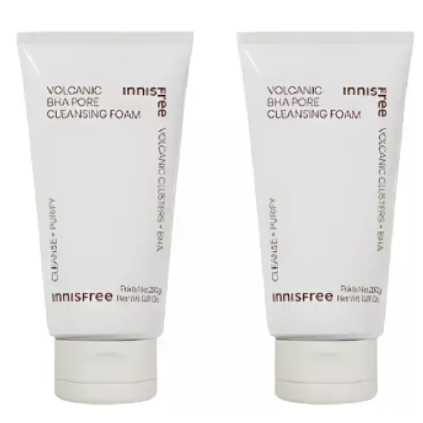 이니스프리 NEW 화산송이 모공 BHA 클렌징 폼 250g (2개)_이미지