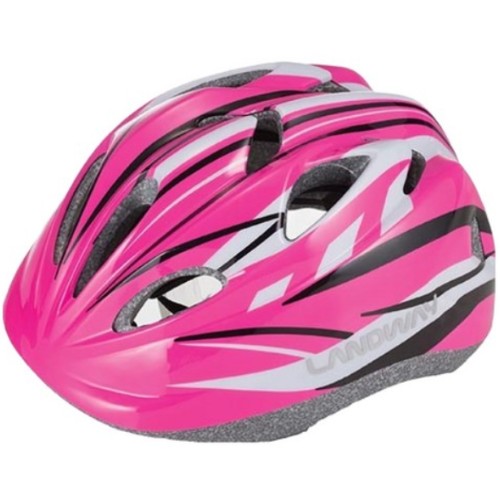 랜드웨이 뉴 주니어 자전거 헬멧 (핑크)_이미지
