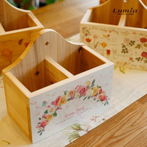 서운아트 플랜트 원목 포켓 보관함 TI-501