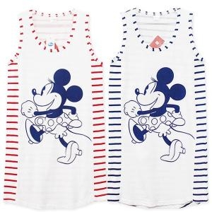  첨이첨이 디즈니 Disney  위존 미키 마린 민소매 롱티셔츠 11S231_1 ...