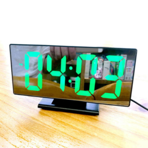 LED 스탠드 거울 알람시계