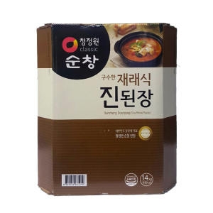 청정원 순창 재래식 진 된장14kg_이미지