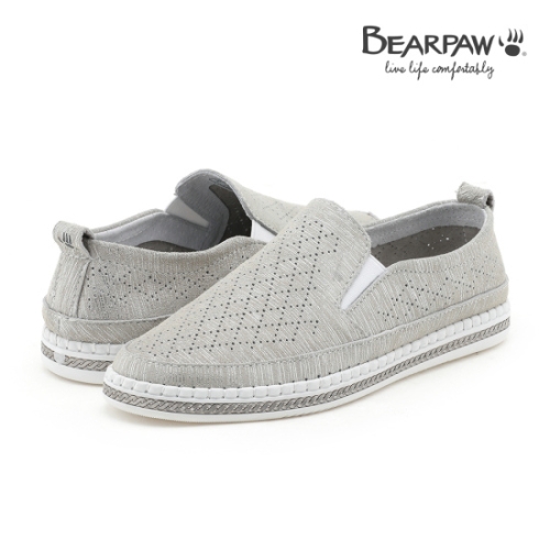 베어파우 MARIAN 실버 소가죽 슬립온 womens K263142MA-W