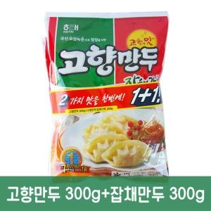 해태제과 해태 고향만두 300g+고향만두 잡채가득 300g/간식 반찬
