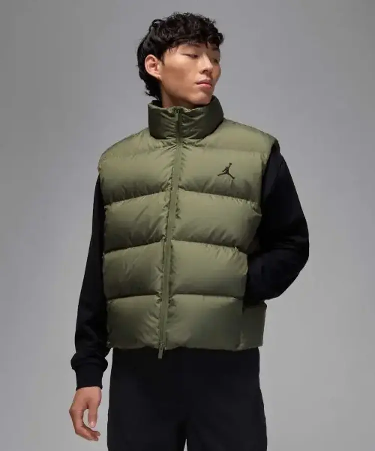 조던 플라이트 다운 베스트 M 미디엄 올리브블랙 IF4261-222 246514