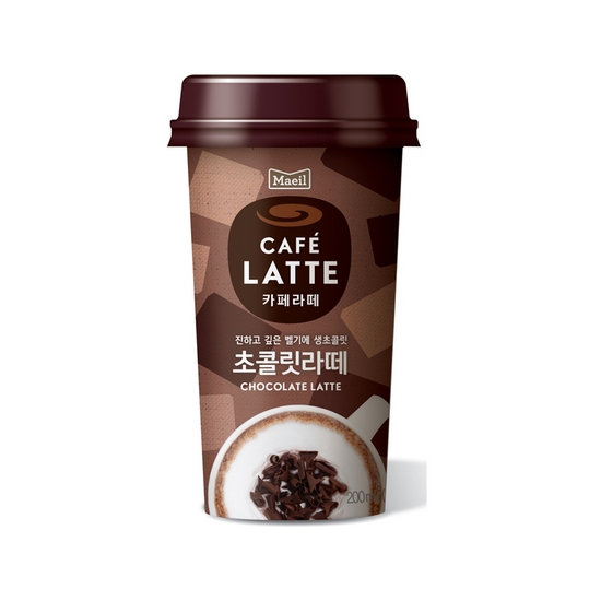 매일유업 카페라떼 초콜릿라떼 200ml (10개)_이미지