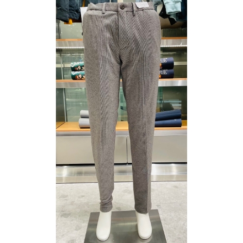 올젠 투톤 히든 밴딩 스판 슬랙스 팬츠 ZOB3PP1311_이미지