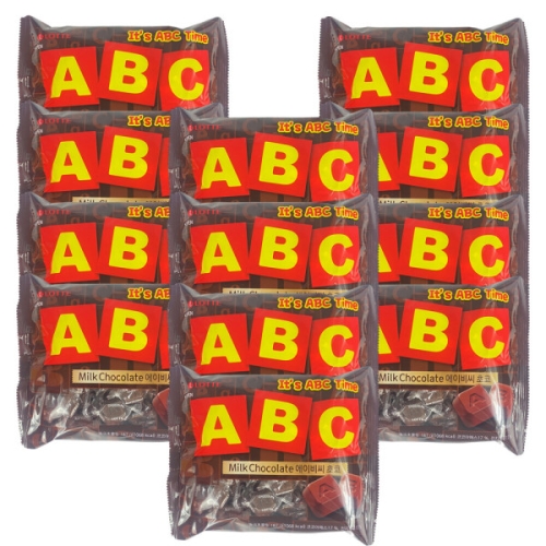 롯데제과 ABC 초콜릿 187g (12개)_이미지