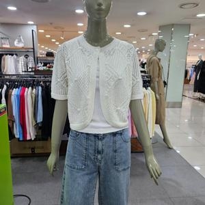 SISLEY 스카시 반소매 니트 가디건 SAKC35431_이미지