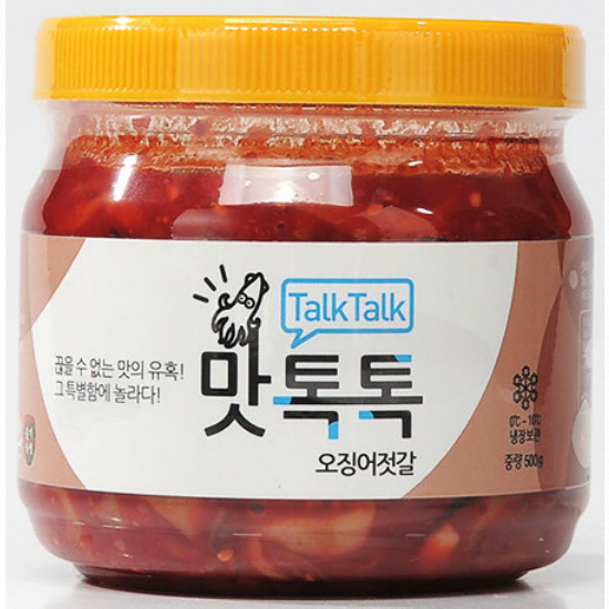 신안새우젓 신안어담 맛톡톡 양념 오징어젓갈 500g (1개)_이미지
