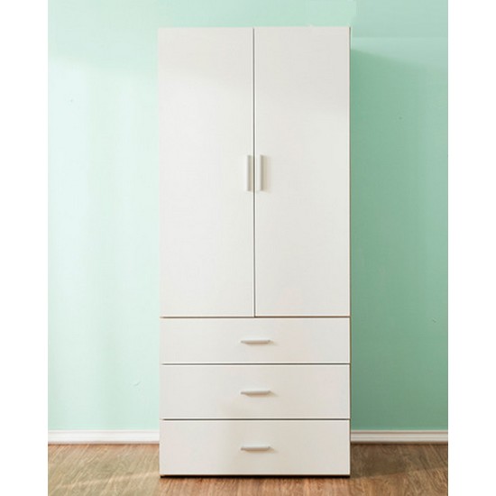 레이디가구 마샤 옷장 3단서랍형 (80cm)