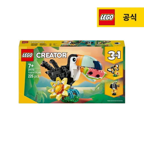 세계의 동물 탐험: 열대 큰부리새 (31173)