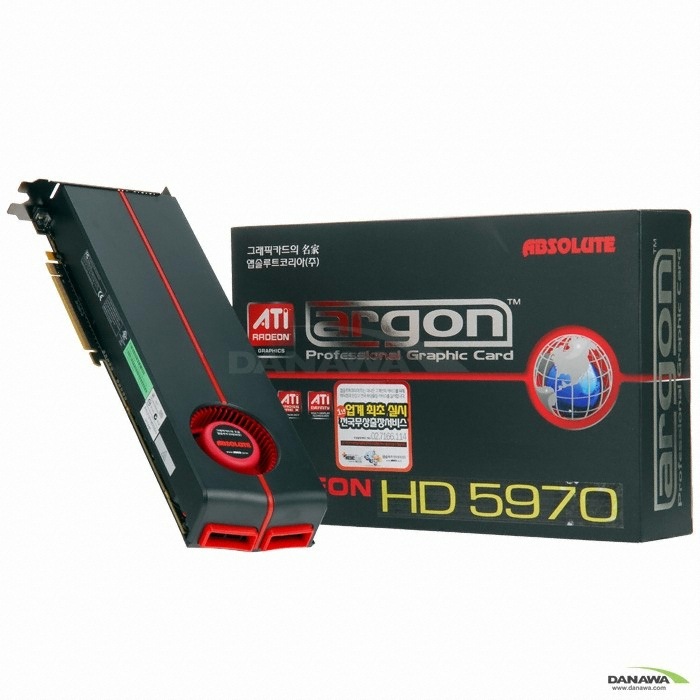 앱코 라데온 HD 5970 argon D5 2GB_이미지