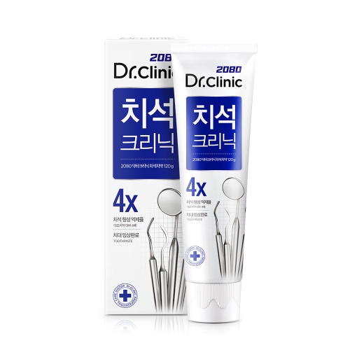 2080 닥터크리닉 고불소 치석 치약 140g (2개)_이미지