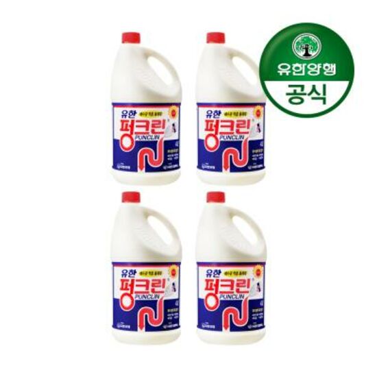 유한락스 펑크린 4L이미지입니다. 누르면 해당 게시물로 새창이동합니다.