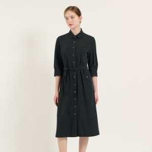BCBG 셔츠카라 일자핏 원피스 B5C8O685_이미지