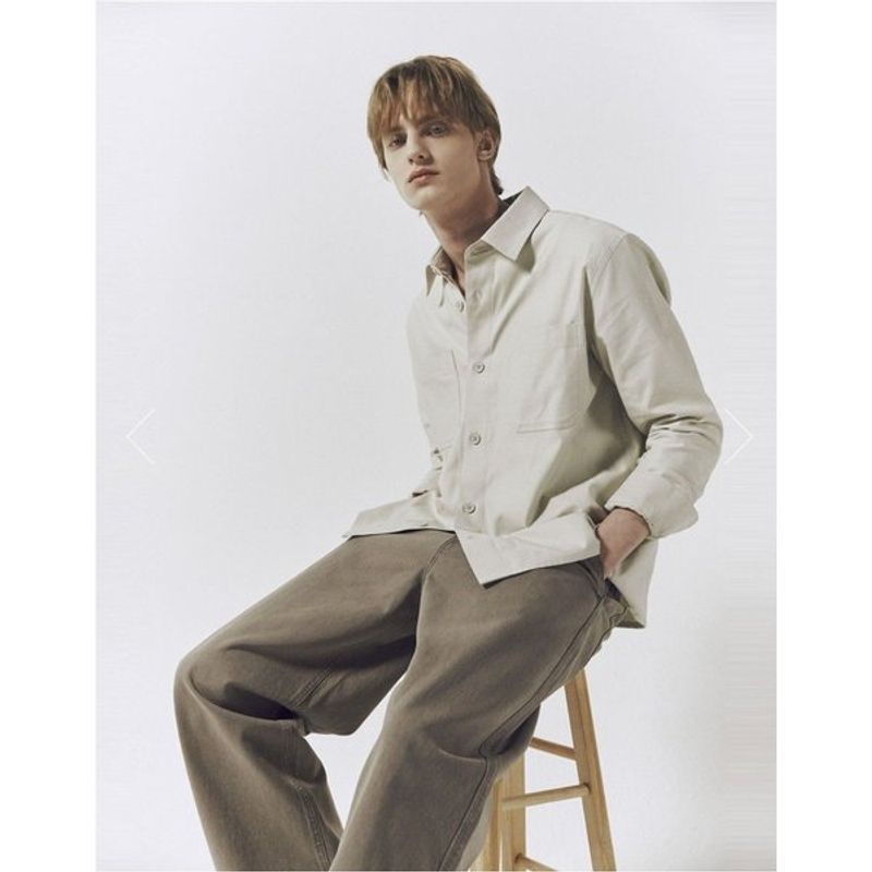 지오다노 NEW 코튼 트윌 셔츠 01046506 35742041_이미지