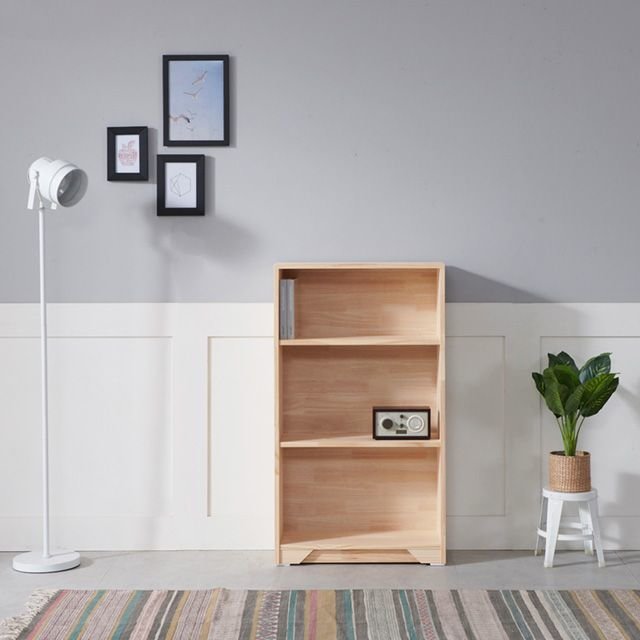 달리 원목 3단 책장