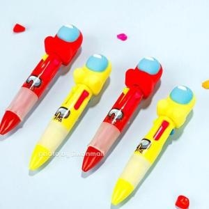 필박스 어몽어스 마스코트 4색 볼펜 (1개)_이미지
