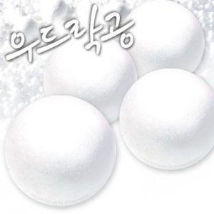 우드락볼 60mm  4개 --우드락볼/스티로폼공/스치로폼공/스치로폴공/우드락공/만들기재료/우드락 우드락공