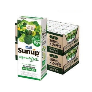 매일유업 썬업 과일 야채 샐러드 그린 200ml (48개)