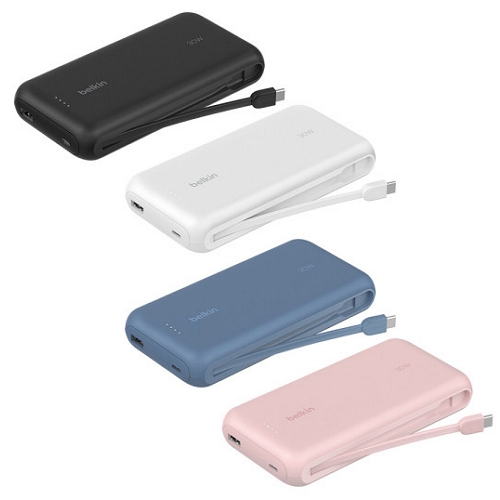 벨킨 부스트차지 케이블 일체형 보조배터리 BPB024fq 20000mAh