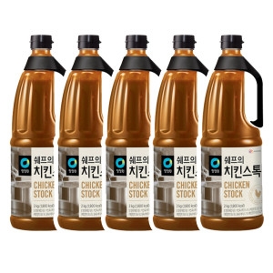 청정원 쉐프의 치킨스톡 2kg (5개)_이미지