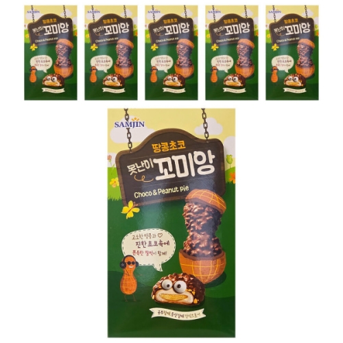 삼진식품 땅콩초코 못난이 꼬미앙 216g (6개)_이미지