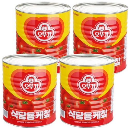 오뚜기 식당용 케찹 캔 3.3kg (4개)_이미지