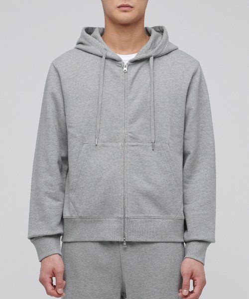 무신사 무신사 스탠다드 스탠다드 MUSINSA STANDARD 크롭 후디드 스웨트 집업 멜란지 그레이 MM0TJAZ04-MG 218745